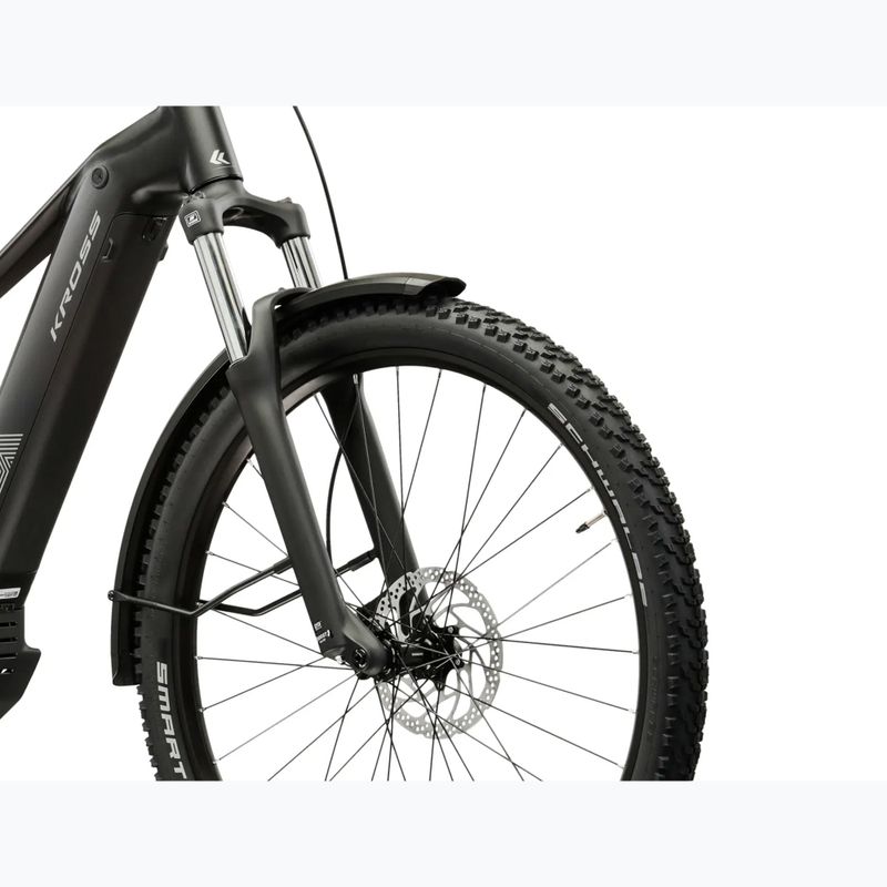 Elektrinis dviratis KROSS Influx Suv Hybrid 2.0 600 29 electric black/silver/matte 6