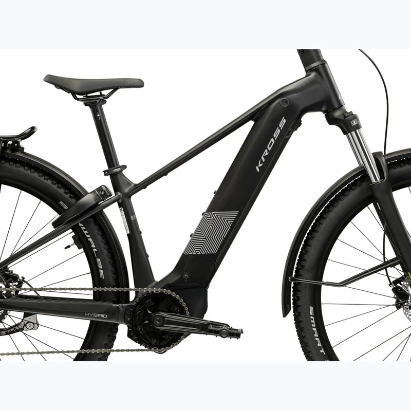 Elektrinis dviratis KROSS Influx Suv Hybrid 2.0 600 29 electric black/silver/matte 13