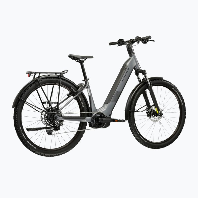 Elektrinis dviratis KROSS Influx Suv Hybrid 2.0 600Wh LS 27,5" grey/black/matte 3