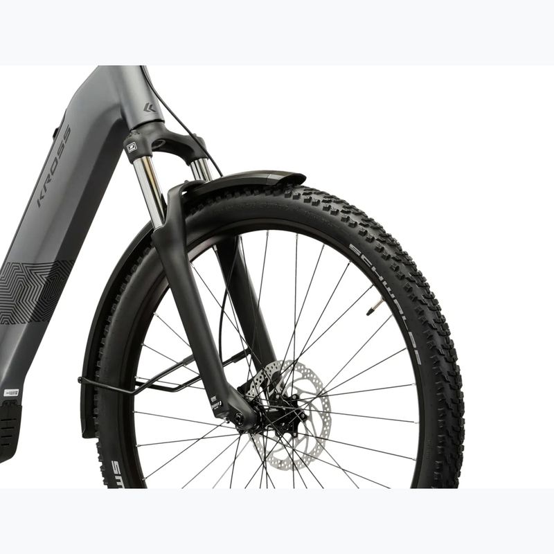 Elektrinis dviratis KROSS Influx Suv Hybrid 2.0 600Wh LS 27,5" grey/black/matte 6