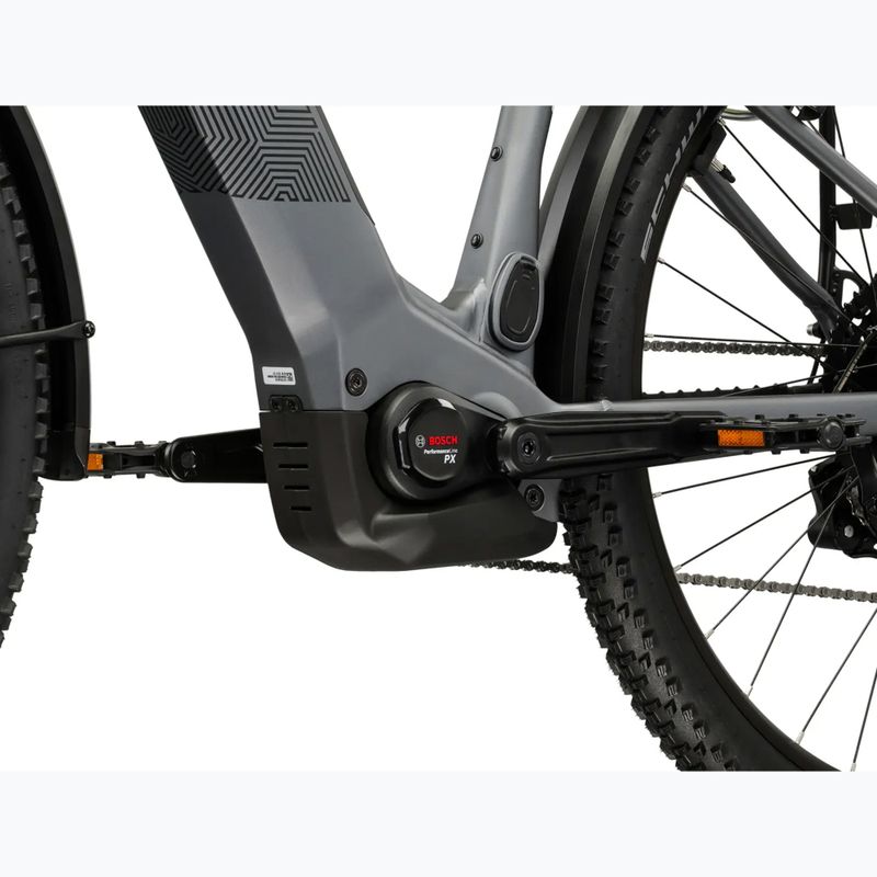 Elektrinis dviratis KROSS Influx Suv Hybrid 2.0 600Wh LS 27,5" grey/black/matte 10