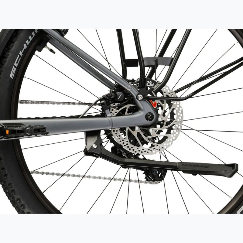 Elektrinis dviratis KROSS Influx Suv Hybrid 2.0 600Wh LS 27,5" grey/black/matte 11