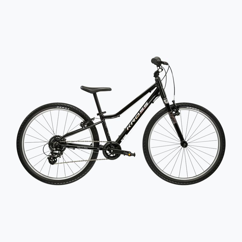 Vaikiškas dviratis KROSS Liftie 24 black/silver/gloss