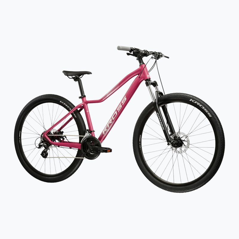 Moteriškas kalnų dviratis KROSS Lea 2.0 In 27.5 pink/silver/matte 2