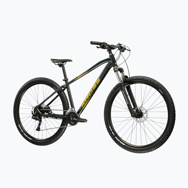 Kalnų dviratis KROSS Hexagon 5.0 27.5" green/green/gloss 2