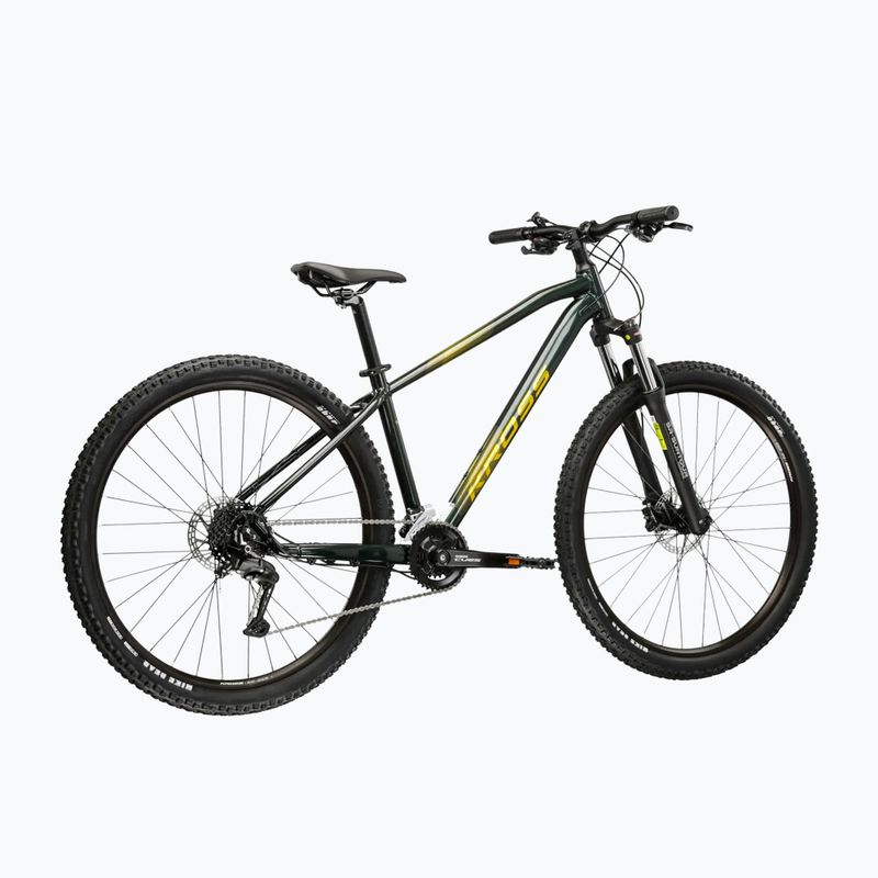 Kalnų dviratis KROSS Hexagon 5.0 27.5" green/green/gloss 3