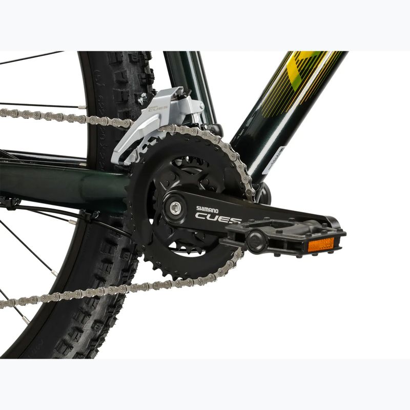 Kalnų dviratis KROSS Hexagon 5.0 27.5" green/green/gloss 8