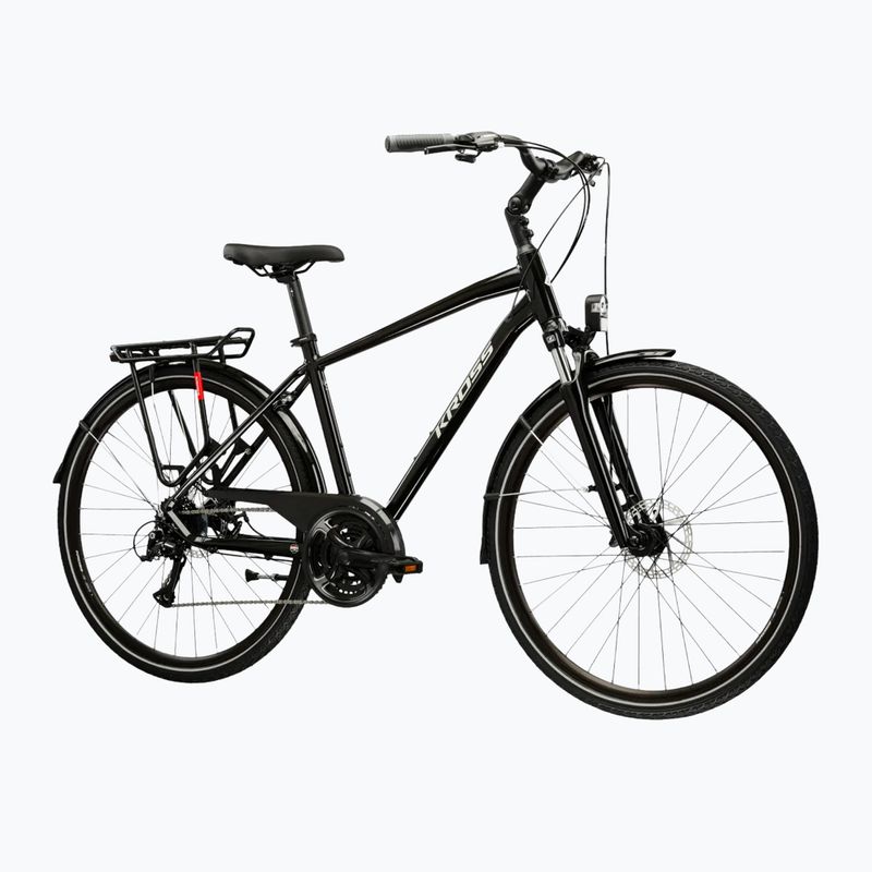 Žygio dviratis KROSS Trans 3.0 black/grey/gloss 2