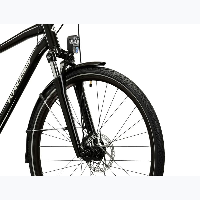 Žygio dviratis KROSS Trans 3.0 black/grey/gloss 5