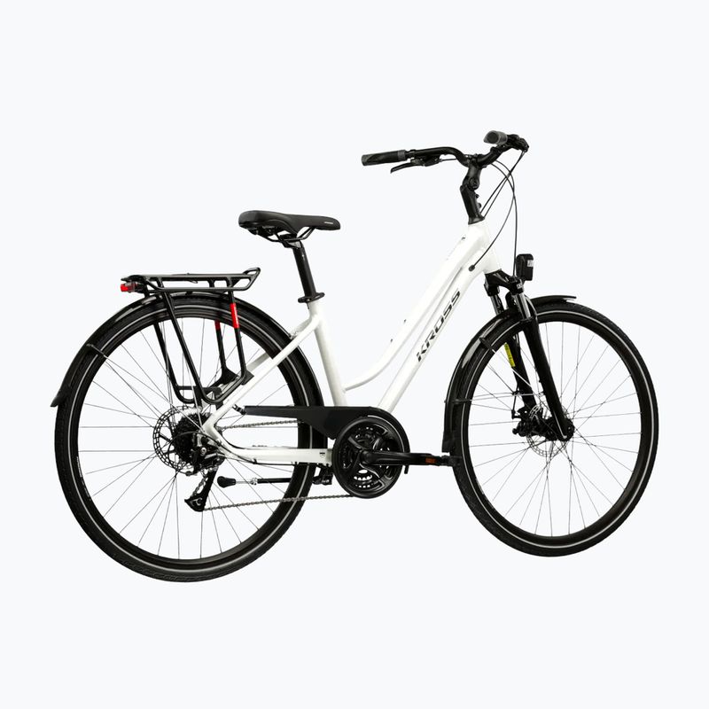 Moteriškas žygio dviratis KROSS Trans 3.0 In pearl/black/gloss 3