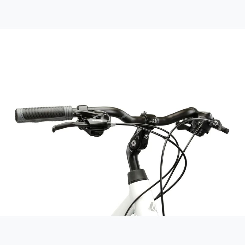 Moteriškas žygio dviratis KROSS Trans 1.0 In white/grey/gloss 4