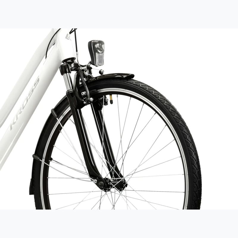 Moteriškas žygio dviratis KROSS Trans 1.0 In white/grey/gloss 5