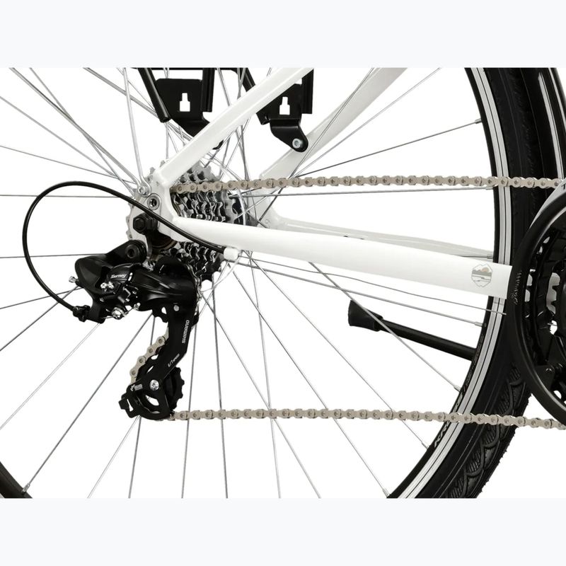 Moteriškas žygio dviratis KROSS Trans 1.0 In white/grey/gloss 6
