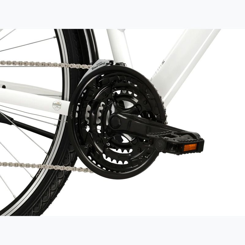 Moteriškas žygio dviratis KROSS Trans 1.0 In white/grey/gloss 7