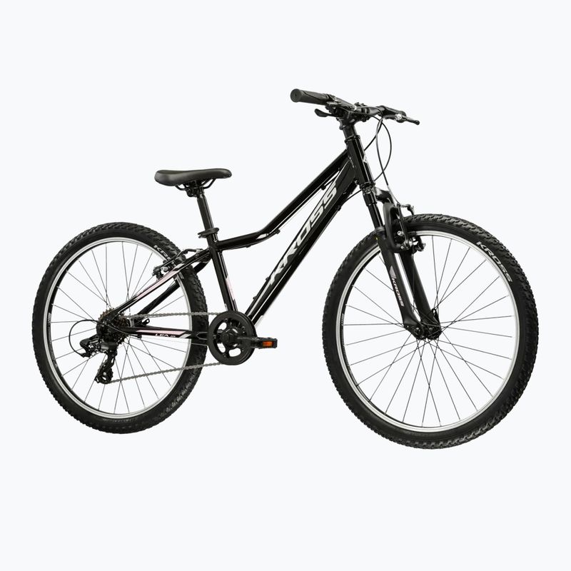 Vaikiškas dviratis KROSS Lea Jr 1.0 In black/silver/gloss 2