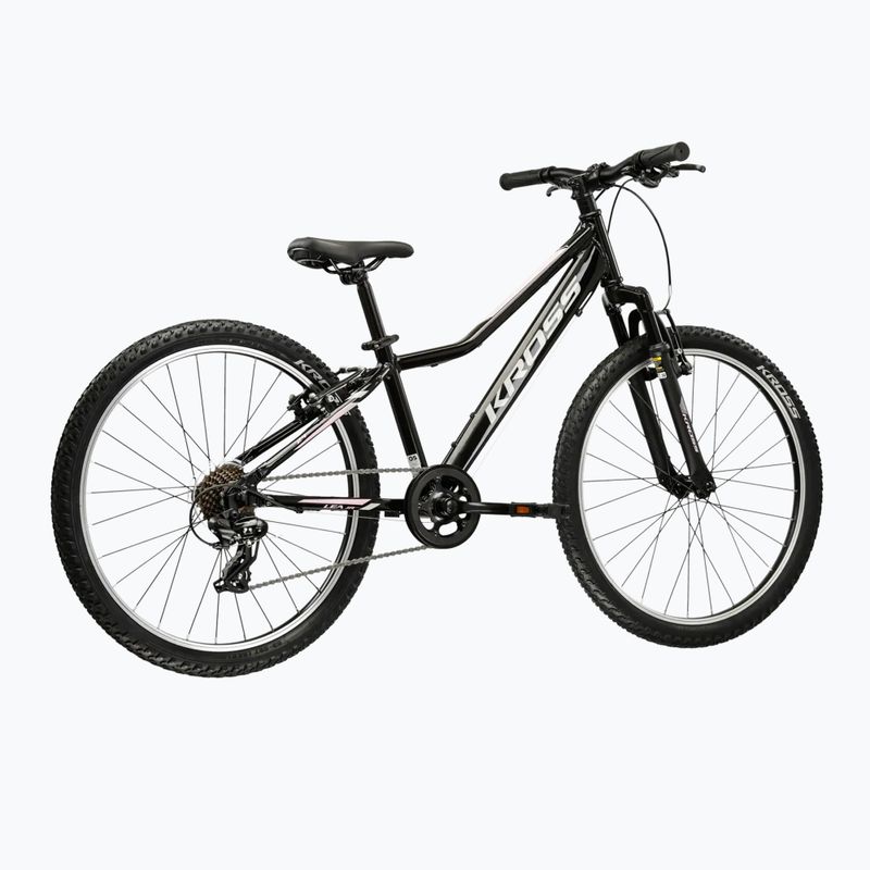 Vaikiškas dviratis KROSS Lea Jr 1.0 In black/silver/gloss 3