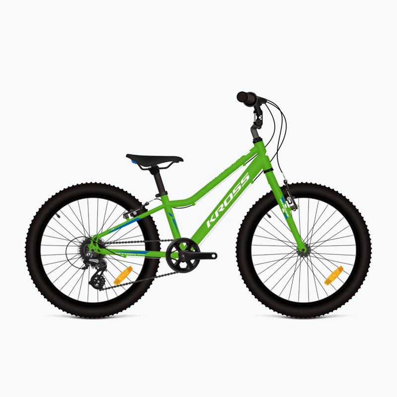 Vaikiškas dviratis KROSS Hexagon Mini 1.0 green/white/gloss