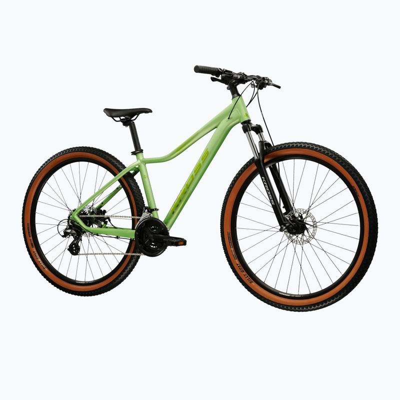 Moteriškas kalnų dviratis KROSS Lea X200 W 29 green/green/matte 2
