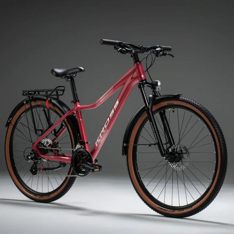 Moteriškas kalnų dviratis KROSS Lea X200 Eq W 27.5 pink/silver/matte 11