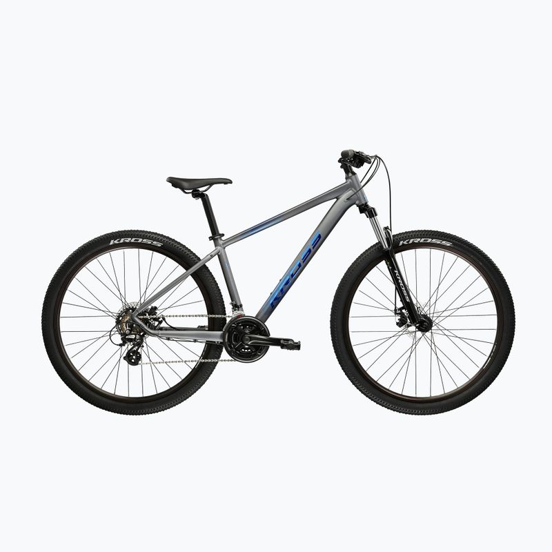 Kalnų dviratis KROSS Hexagon X200 29" grey/blue/matte