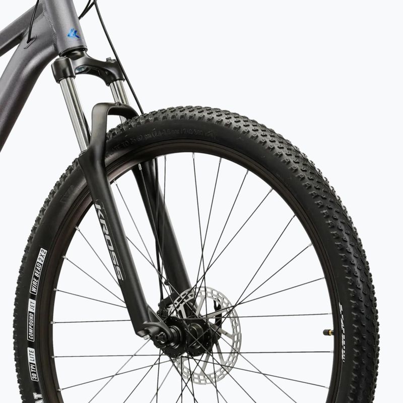 Kalnų dviratis KROSS Hexagon X200 29" grey/blue/matte 5