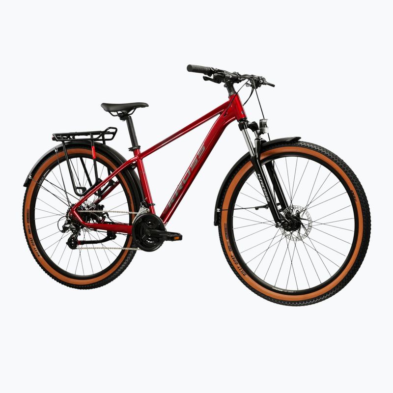 Kalnų dviratis KROSS Hexagon X200 EQ 29" ruby/graphite/gloss 2