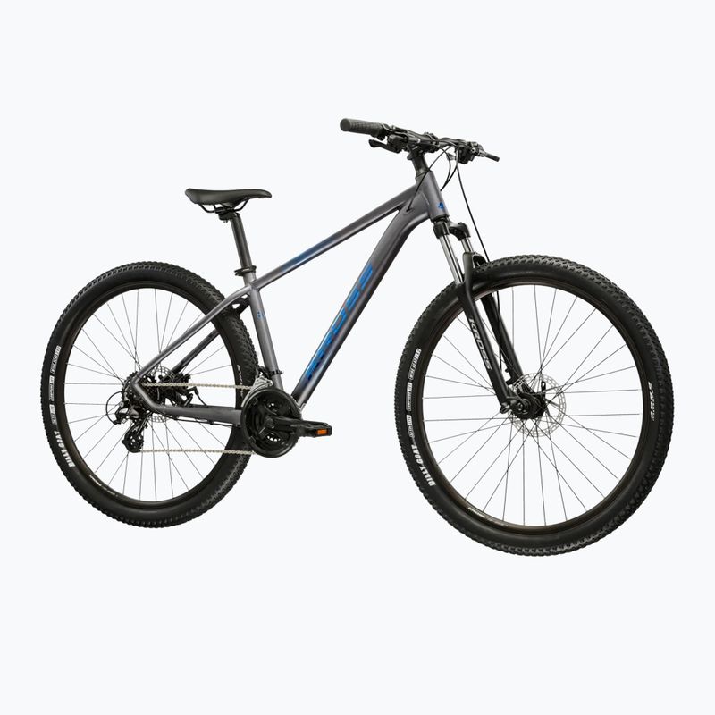 Kalnų dviratis KROSS Hexagon X200 27,5" grey/blue/matte 2