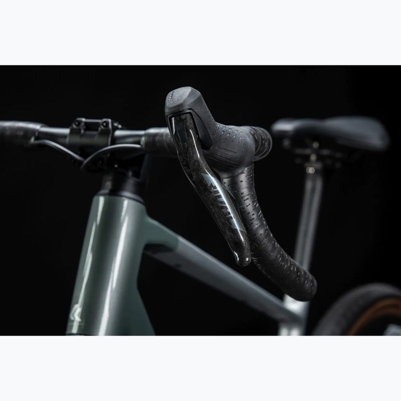 Gravel dviratis KROSS Esker ADV 3.0 green-gray/silver/matte 15