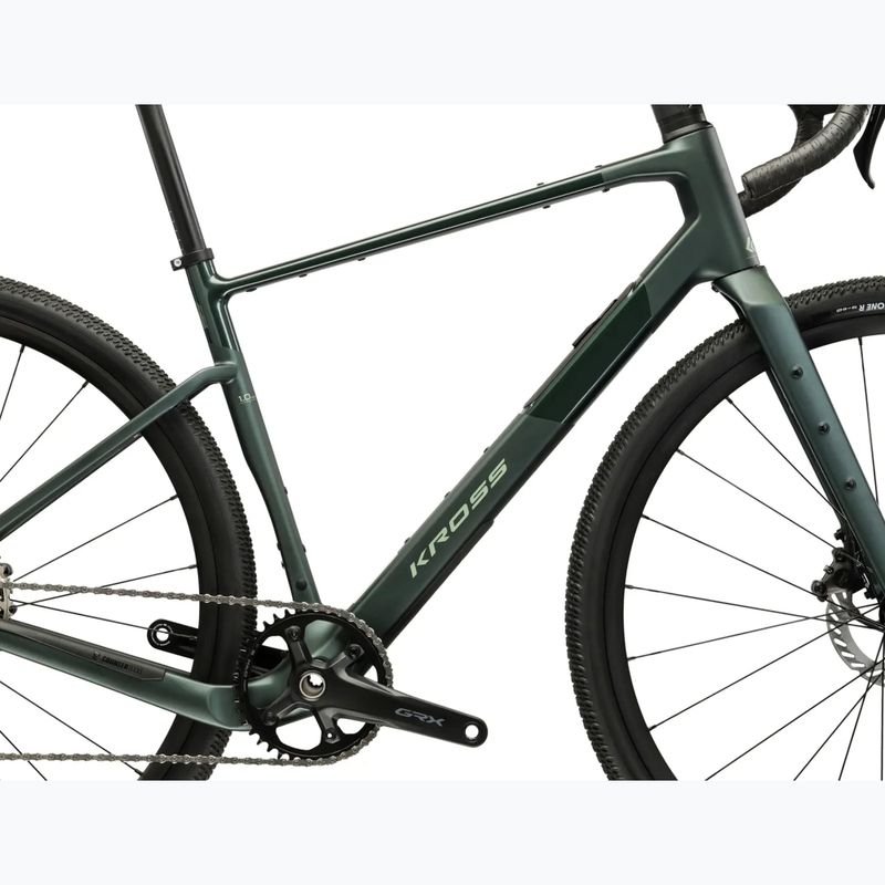 Gravel dviratis KROSS Esker ADV 1.0 green/matte 12