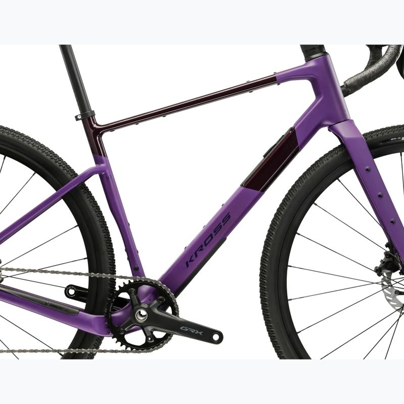 Gravel dviratis KROSS Esker ADV 1.0 purple/matte 12