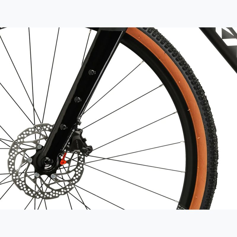 Gravel dviratis KROSS Esker 6.0 black/white/matte/gloss 8