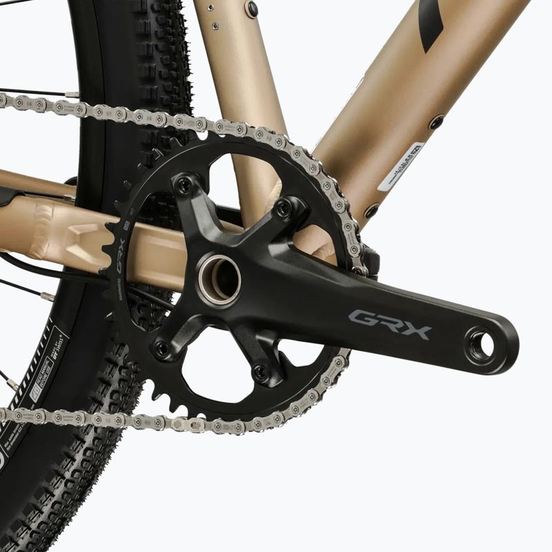Gravel dviratis KROSS Esker 5.0 titanium/black/gloss 10