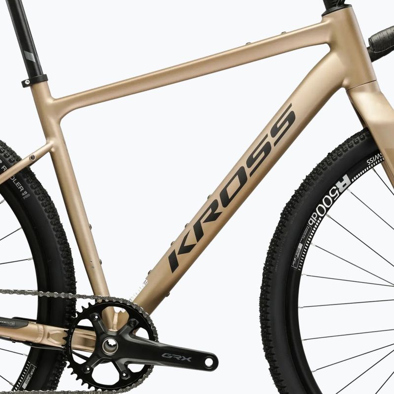 Gravel dviratis KROSS Esker 5.0 titanium/black/gloss 12