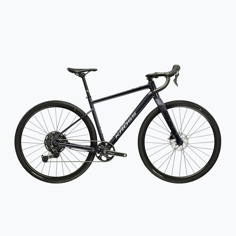 Gravel dviratis KROSS Esker 2.0 graphite/white/gloss
