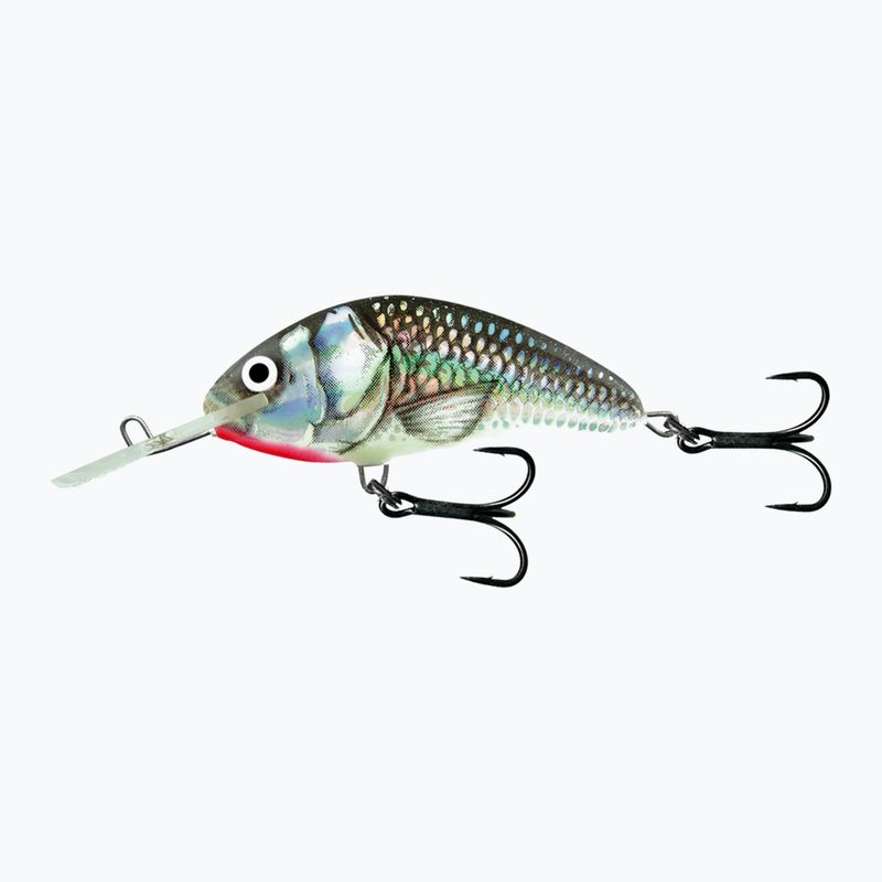 Salmo Hornet FL holografinis pilkas blizgutis QHT077 vobleris