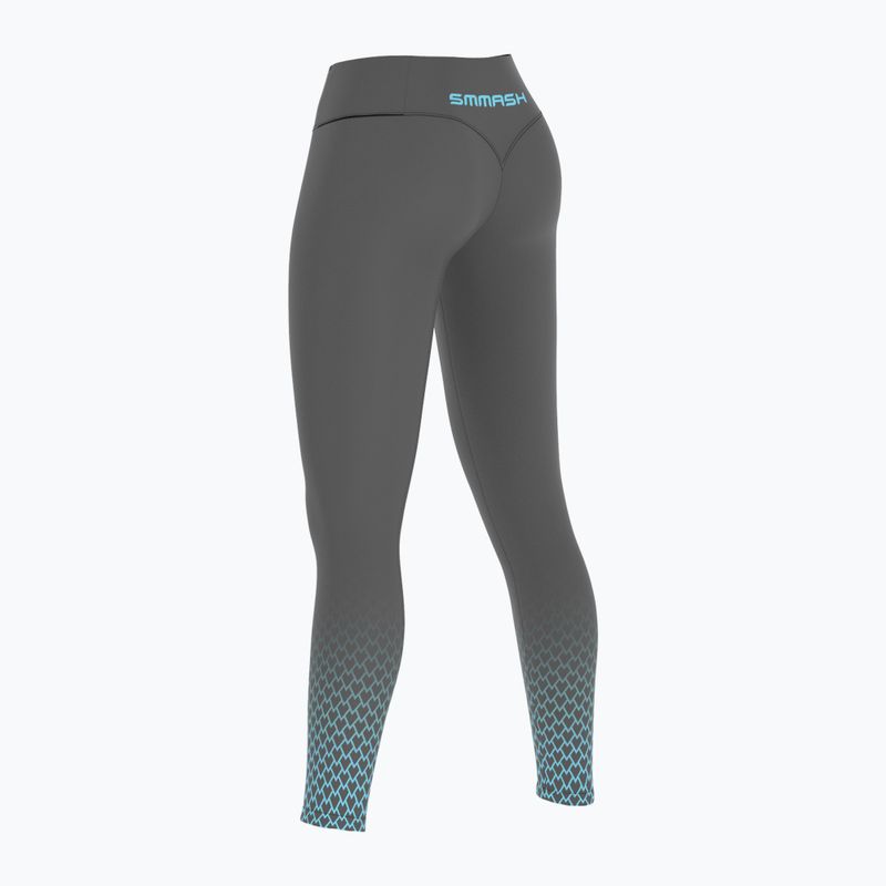 Moteriškos treniruočių kelnės SMMASH Scale 3D Highwaist pilkos spalvos LSO11-002 3