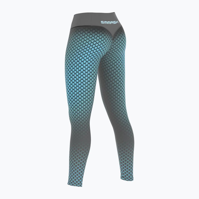 Moteriškos treniruočių kelnės SMMASH Scale 3D Highwaist pilkos spalvos LSO11-002 4