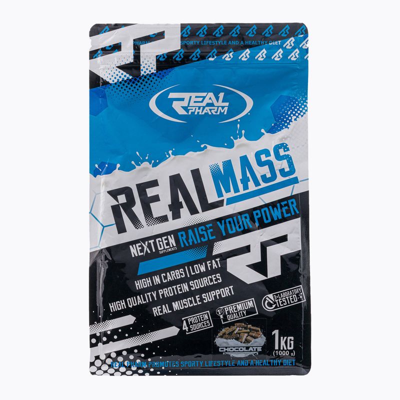 Real Pharm Gainer Real Mass 1kg šokolado 700247