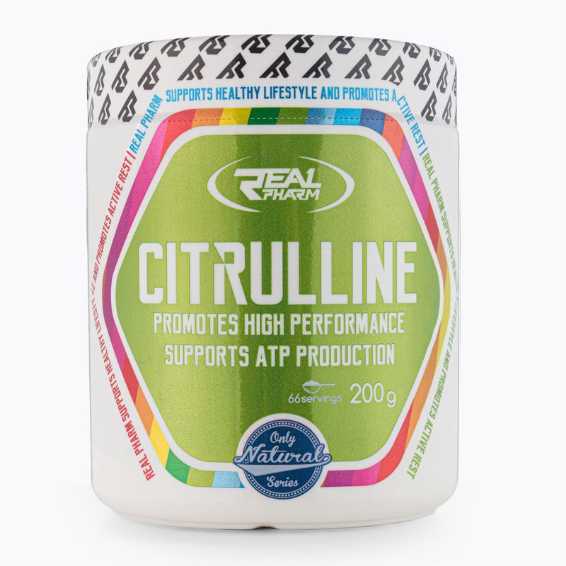 Real Pharm Citrulinas 200g citrinų-apelsinų 703422