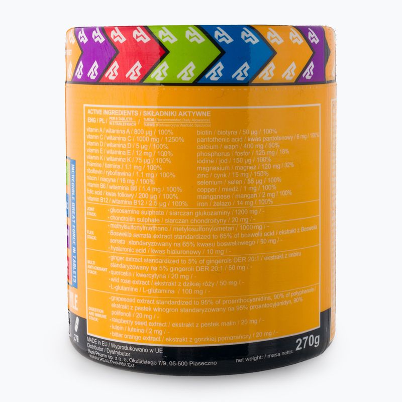 Multi Craz Real Pharm vitaminų ir mineralų kompleksas 270 tablečių 705020 3
