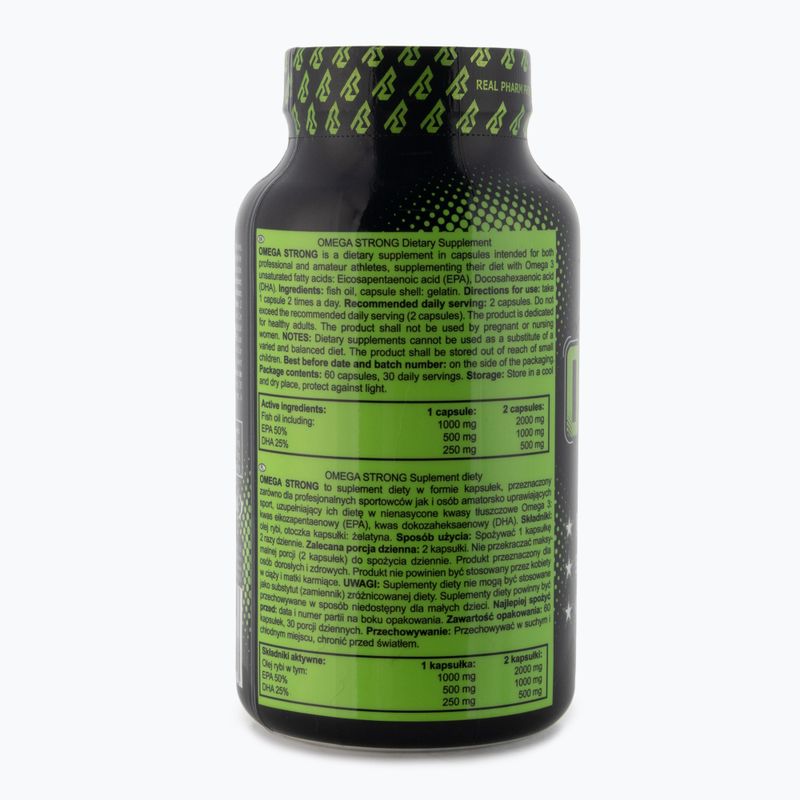 Omega Strong Real Pharm riebalų rūgštys 60 tablečių 707413 2