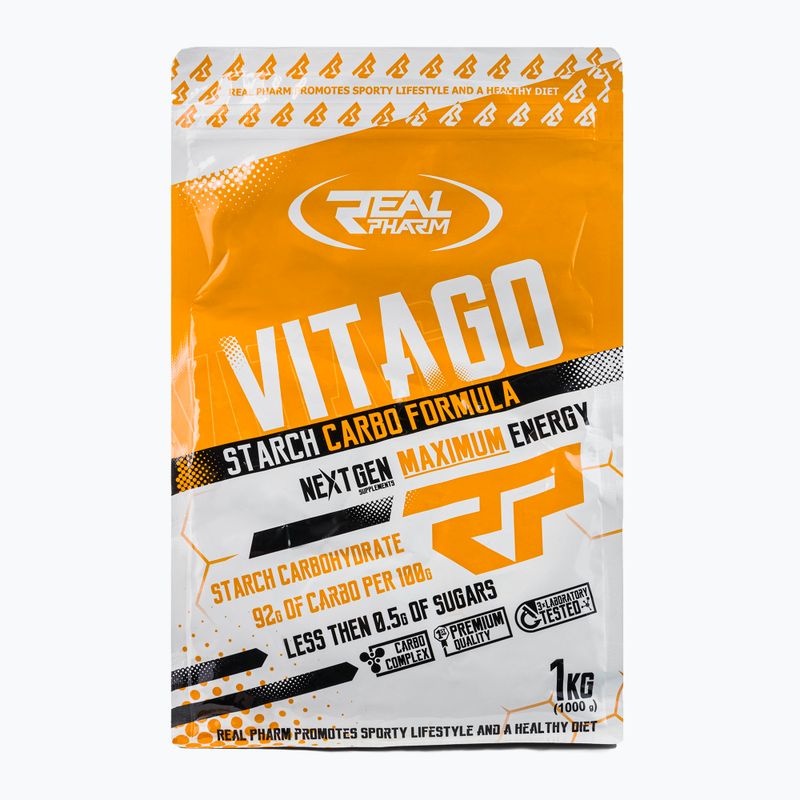 Carbo Vita GO Real Pharm angliavandeniai 1kg mango-maracuja 708106