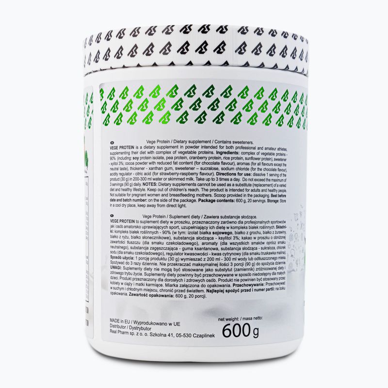 Real Pharm Vege Protein 600g sūdytos karamelės 709103 3