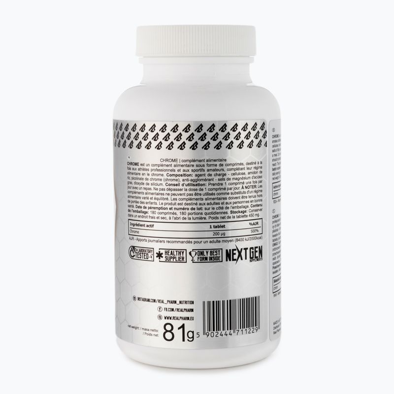 Papildas Real Pharm Chrom 180 tablečių 3