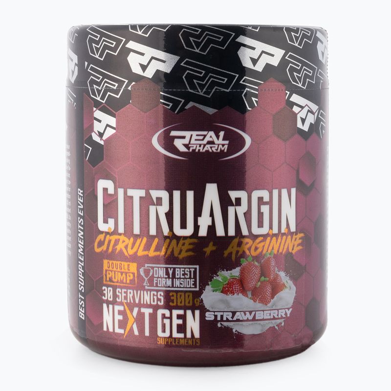 Real Pharm CitruArgin + argininas 300g braškių 714824