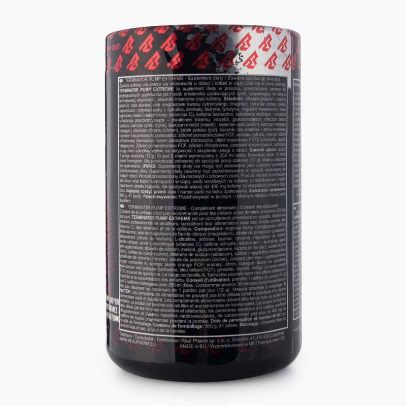 Real Pharm Terminator prieš treniruotę 500g vynuogių 715029 3