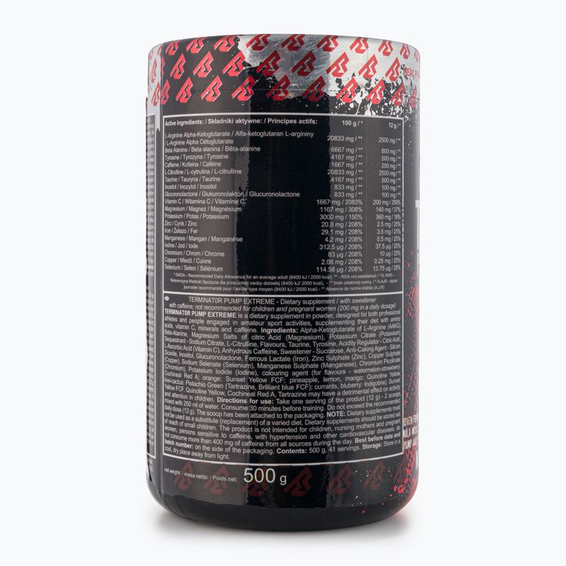 Real Pharm Terminator prieš treniruotę 500g juodųjų serbentų 715043 2
