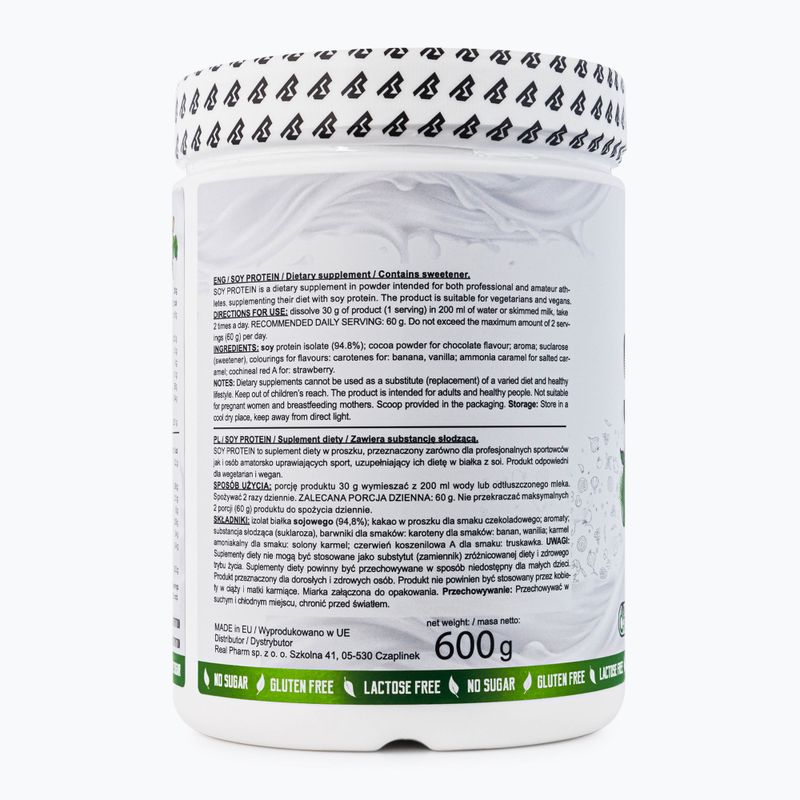 Real Pharm sojų baltymai 600g bananų 715326 3