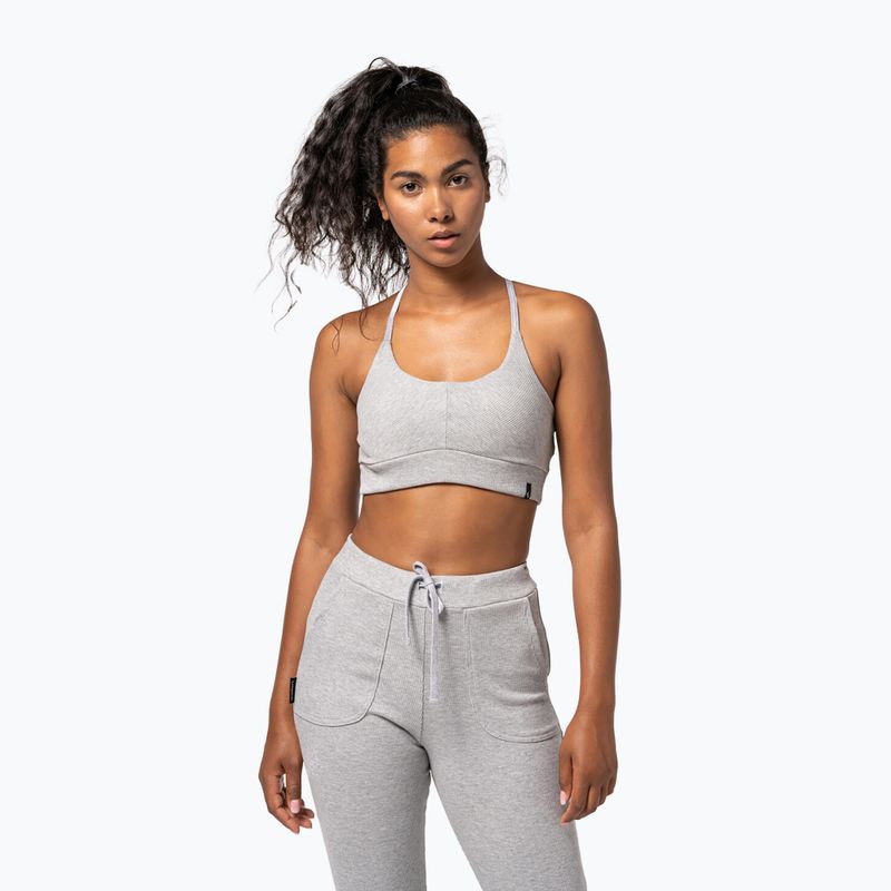 Carpatree Rib grey fitneso liemenėlė CP-CRB-G-178