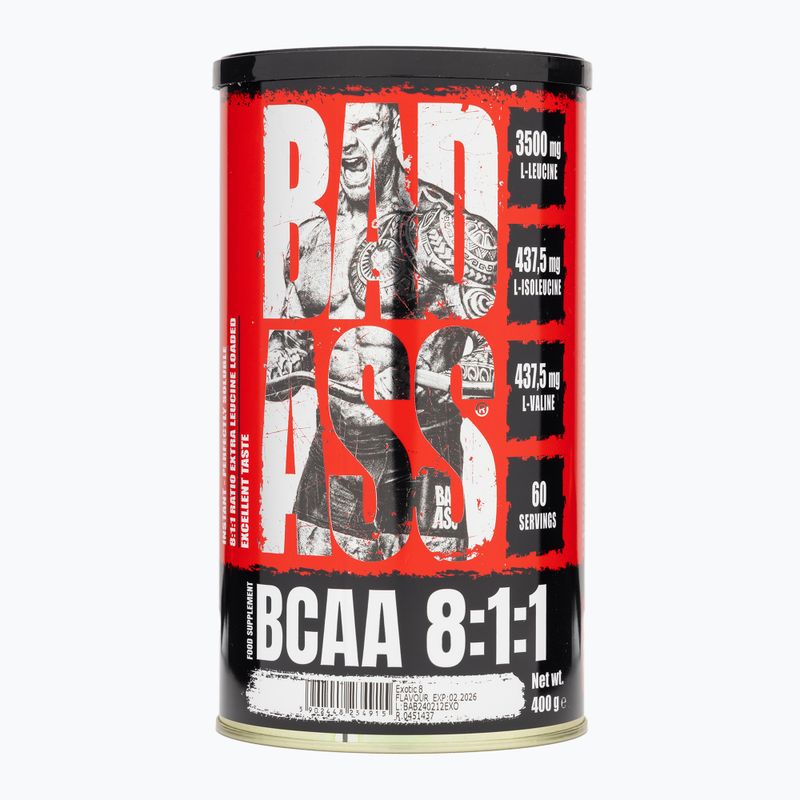 Aminorūgštys Fitness Authority Bad Ass Bcaa 8 400 g exotic